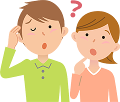 悩んでいる人のイラスト